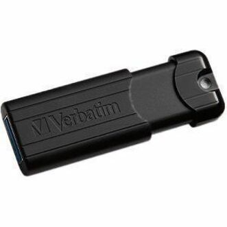Verbatim PinStripe 256 GB USB 3.2 (Gen 1) Type A Flash Drive - Black - Soundz Store AUSTRALIA