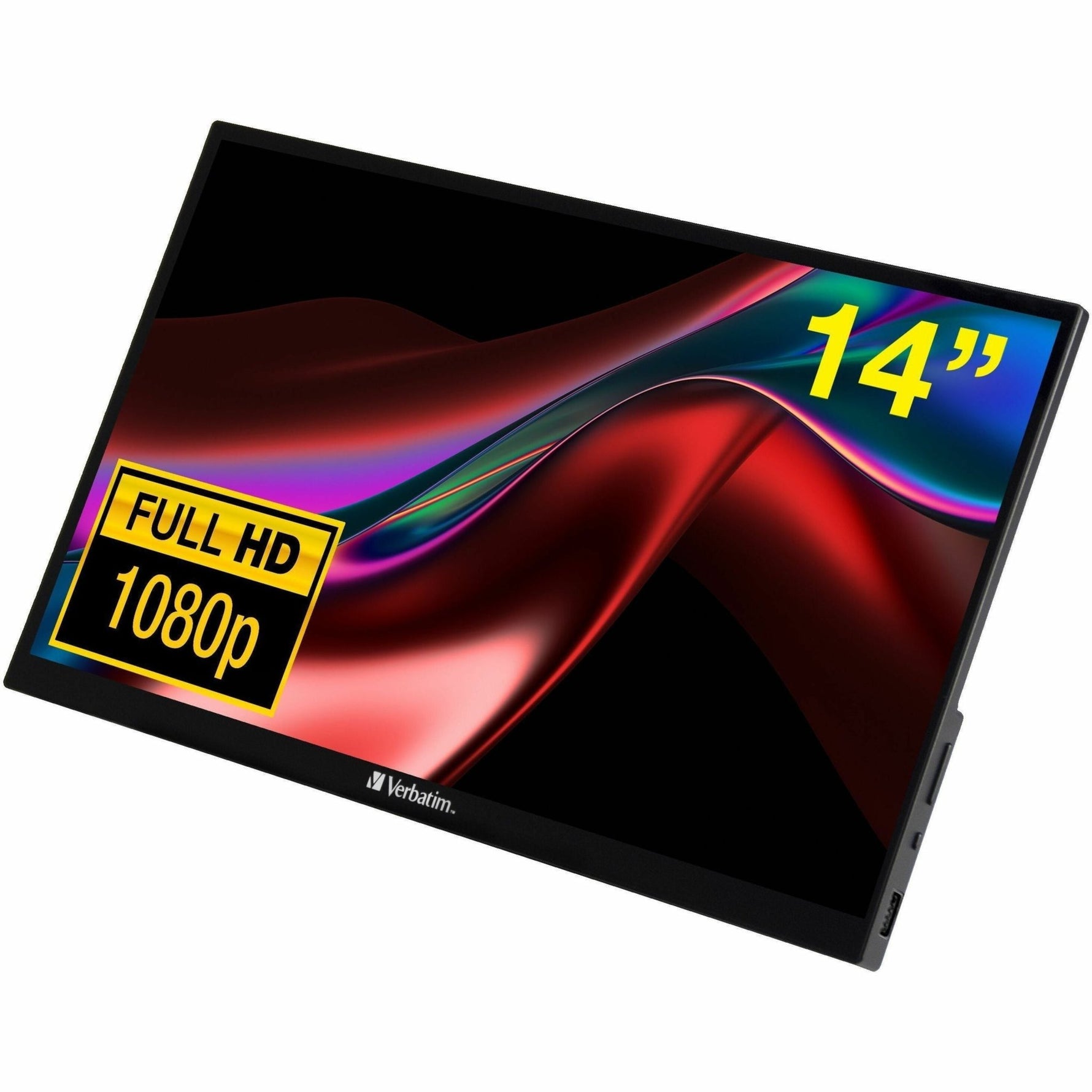 Verbatim PMT-14 14' Class LCD Touchscreen Monitor - 16:9 - 6 ms - Soundz Store AUSTRALIA