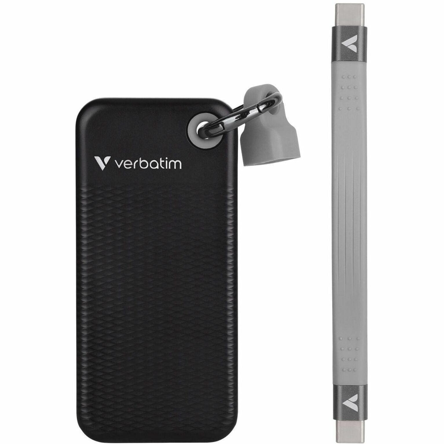 Verbatim Pocket 1 TB Portable Rugged Solid State Drive - M.2 External - Black, Grey - Soundz Store AUSTRALIA