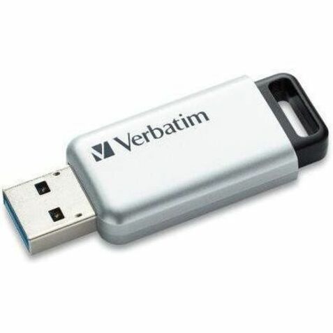 Verbatim Store 'n' Go Secure Pro 32 GB USB 3.0 Flash Drive - Silver - 256-bit AES - TAA Compliant - Soundz Store AUSTRALIA