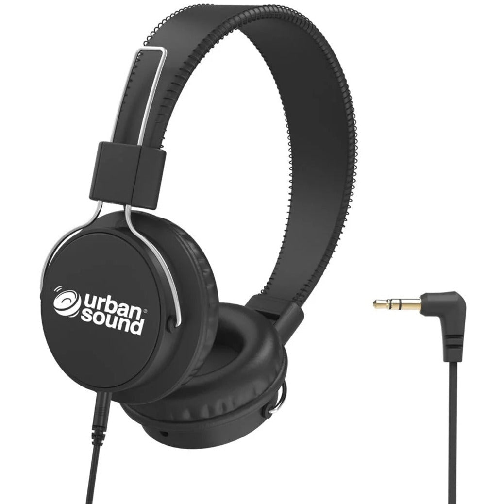 Verbatim Urban Sound Wired Over-the-head Binaural Stereo Headphone - Black - Soundz Store AUSTRALIA