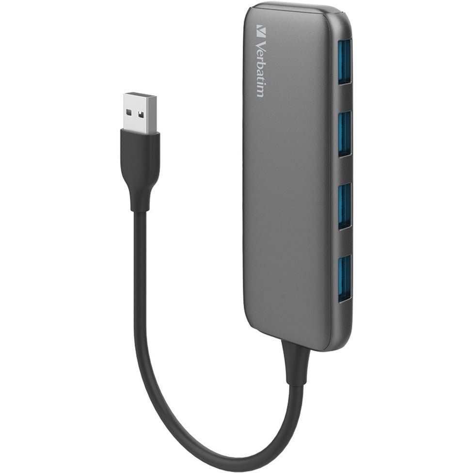 Verbatim USB Hub - USB 3.1 (Gen 1) Type A - External - Grey - Soundz Store AUSTRALIA
