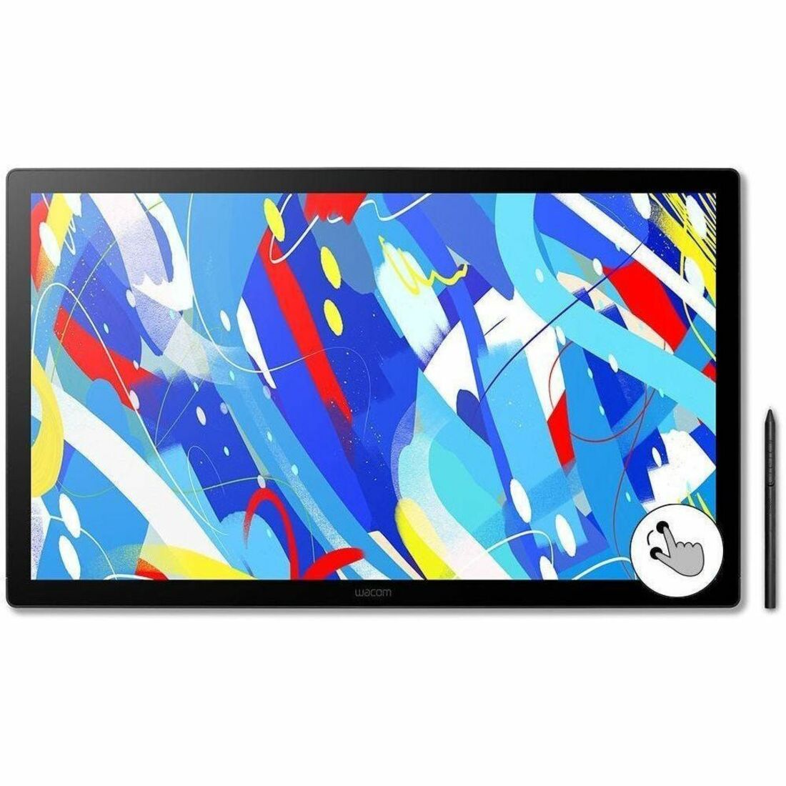 Wacom Cintiq Graphics Tablet - 61 cm (24') LCD - 5080 lpi WQHD - Touchscreen - Multi-touch Screen - Cable - Soundz Store AUSTRALIA
