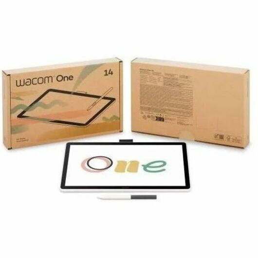 Wacom One 14 DTC141W0Z Graphics Tablet - 35.6 cm (14') LCD Full HD - Cable - Soundz Store AUSTRALIA
