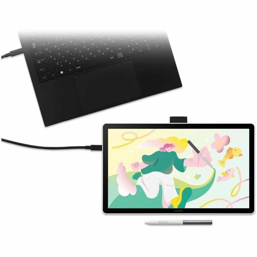 Wacom One 14 DTC141W0Z Graphics Tablet - 35.6 cm (14') LCD Full HD - Cable - Soundz Store AUSTRALIA