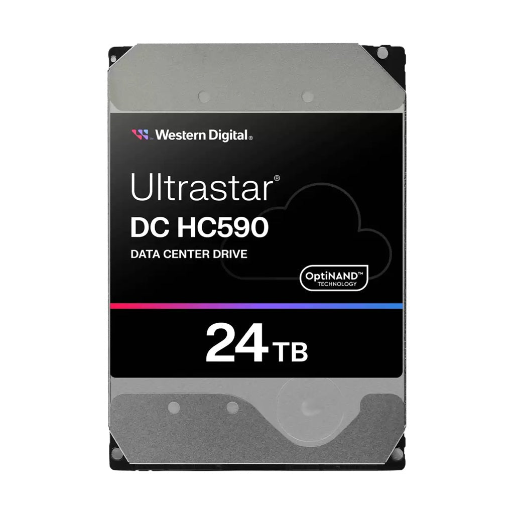 Western Digital Ultrastar DC HC590 24TB: 3.5', SAS, CMR, SE, 146.71×101.6×26.11mm, 670g, 5Y warranty - Soundz Store AUSTRALIA