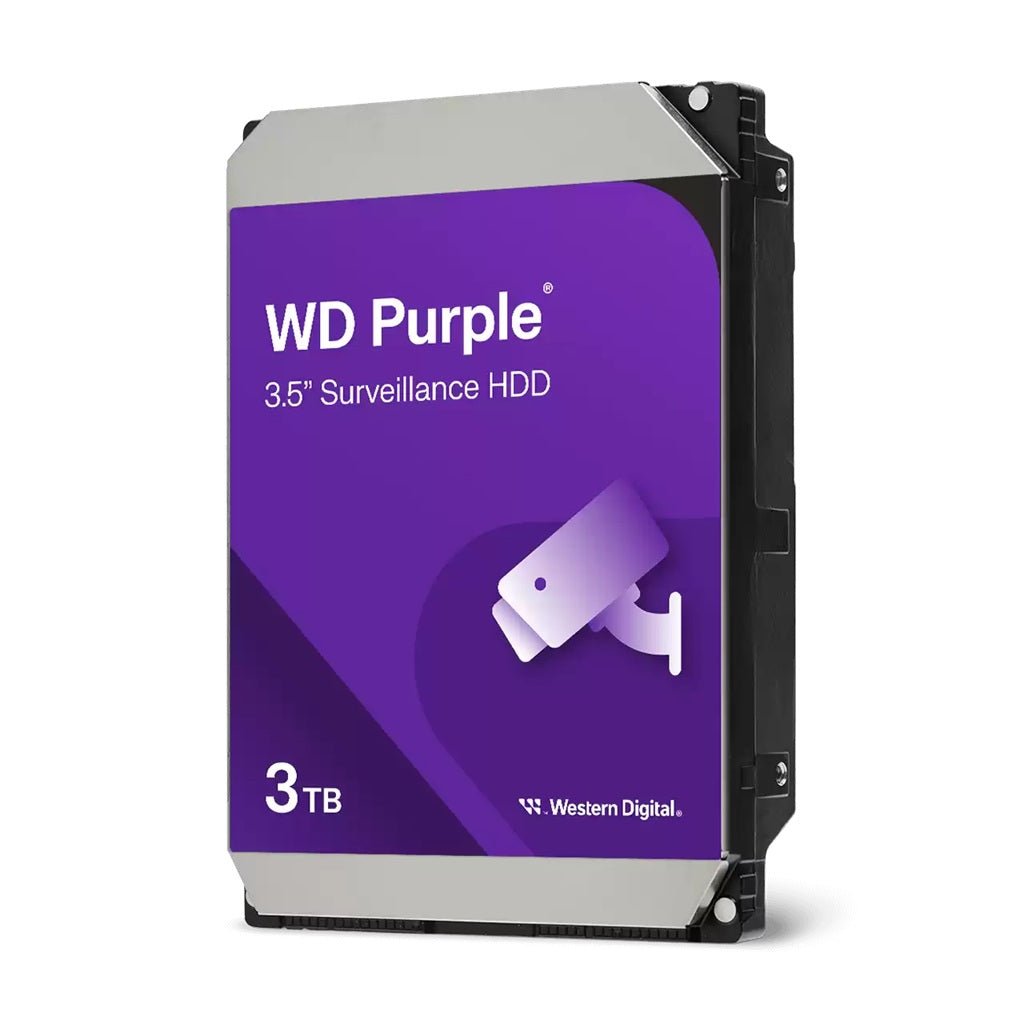 Western Digital WD Purple 3TB 3.5' SATA Surveillance HDD 256MB Cache 3-Year Limited Warranty - Soundz Store AUSTRALIA