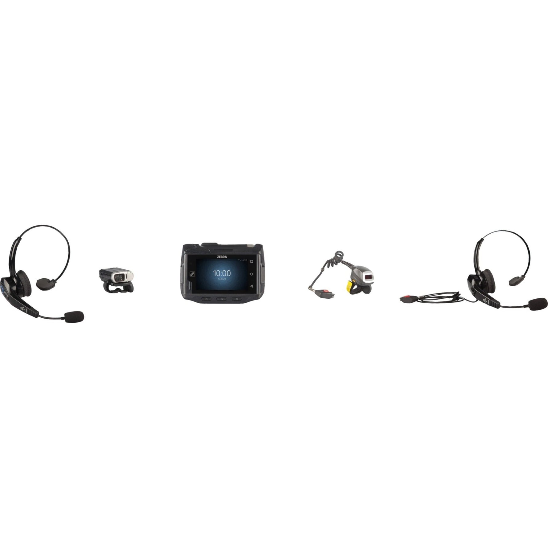 Zebra Wireless On-ear Mono Headset - Black - Soundz Store AUSTRALIA