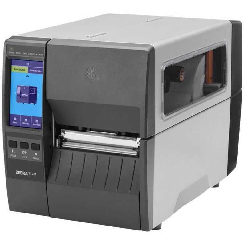 Zebra ZT231 Thermal Transfer Printer - Monochrome - Label Print - Ethernet - USB - USB Host - Serial - Bluetooth - UK, AUS, JP, EU - Soundz Store AUSTRALIA
