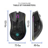 Load image into Gallery viewer, BM600 RGB Gaming Rechargeable Honeycomb Wireless Mouse - Soundz Store AUSTRALIA