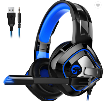 GlobalCrown A66 4D Stereo Wired Gaming Headphones with Colourful Lights for Xbox One/Laptop/PC Tablet Gamer - Soundz Store AUSTRALIA
