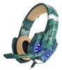 GlobalCrown G9600 Camouflage Stereo Wired Gaming Headphones with Microphone and LED Light for PS4 / Computer / Xbox One - Soundz Store AUSTRALIA