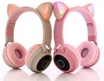 Cute Cat Ear Kids BT028C LED Light Bluetooth Luminous Heavy Bass Stereo Wireless Headphones - AUSTRALIAN STOCK - Soundz Store AUSTRALIA