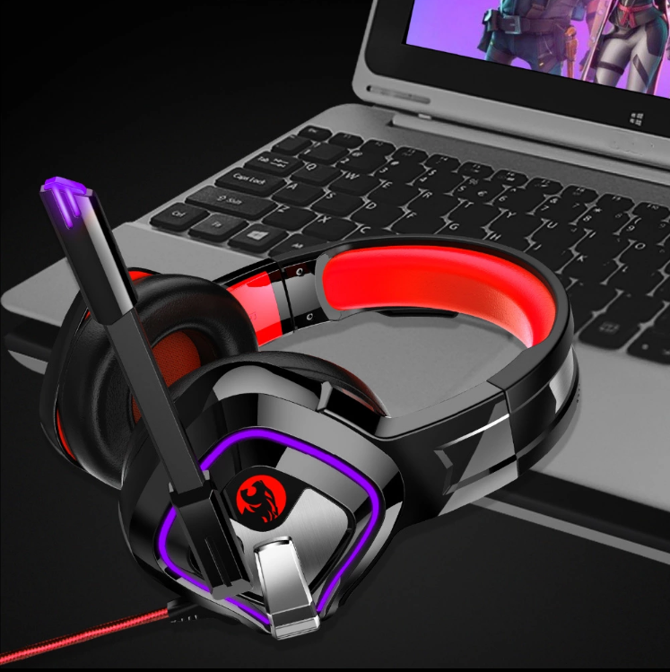 GlobalCrown A66 4D Stereo Wired Gaming Headphones with Colourful Lights for Xbox One/Laptop/PC Tablet Gamer - Soundz Store AUSTRALIA