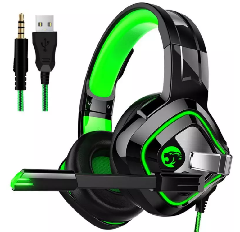 GlobalCrown A66 4D Stereo Wired Gaming Headphones with Colourful Lights for Xbox One/Laptop/PC Tablet Gamer - Soundz Store AUSTRALIA