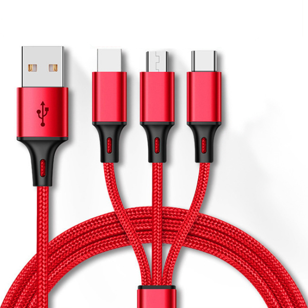 MAG Kabel - USB 3in1 HQ data/charging Cable, 1,00m