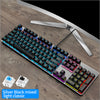 Z6 SteamPunk Multimedia Knob Metal Panel Wired Gaming Mechanical Keyboard - Soundz Store AUSTRALIA