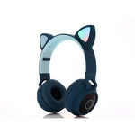 Cute Cat Ear Kids BT028C LED Light Bluetooth Luminous Heavy Bass Stereo Wireless Headphones - AUSTRALIAN STOCK - Soundz Store AUSTRALIA