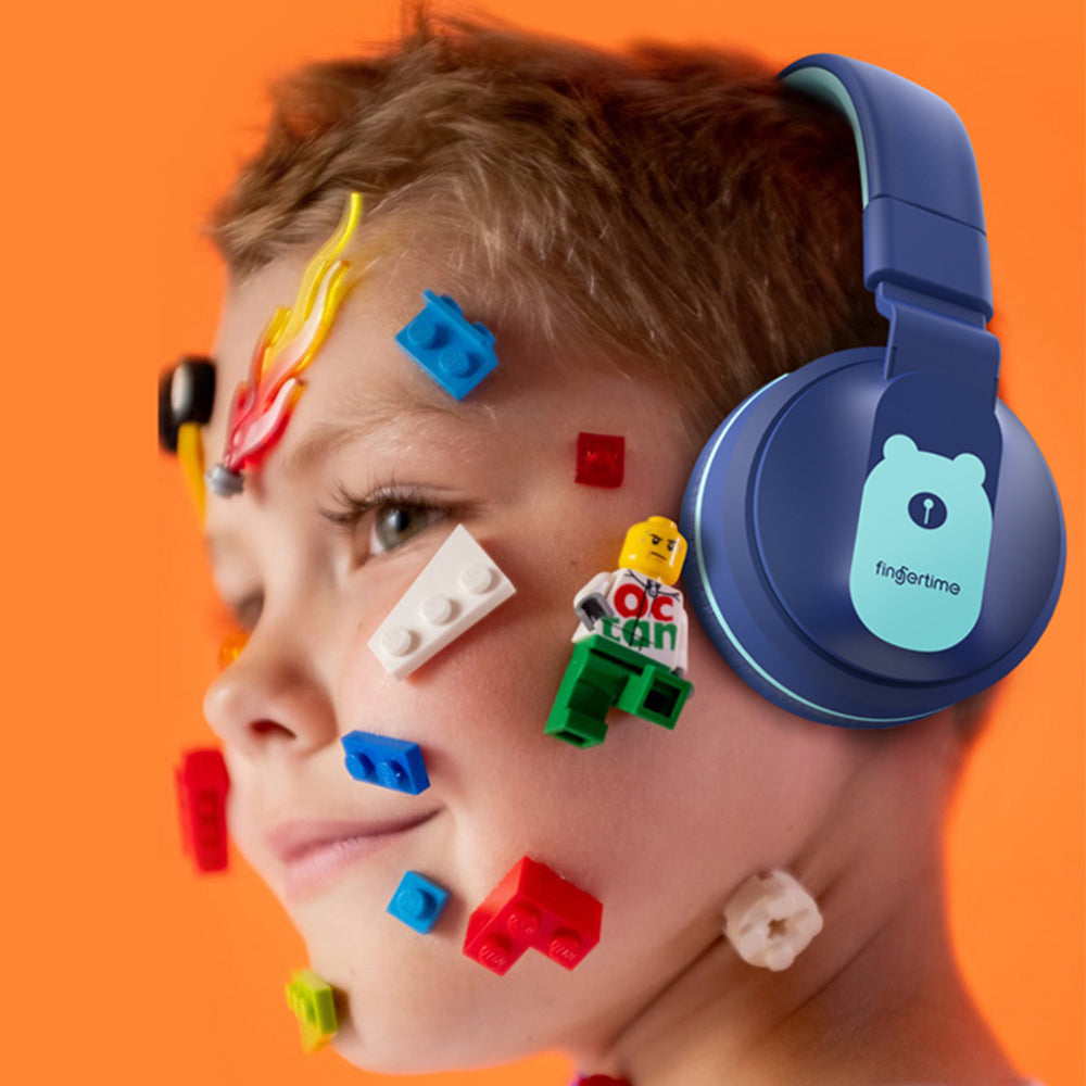 BOBO Kids Wireless Bluetooth LED Multi User Shareable Stereo Headset Headphones with Noise Safety Control - Soundz Store AUSTRALIA