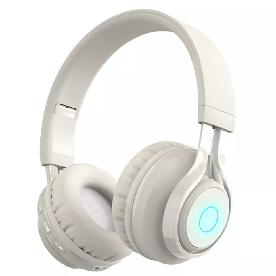 BT06C LED Light Bluetooth Luminous Heavy Bass Stereo Wireless Headphones with Noise Safe Control - Soundz Store AUSTRALIA