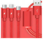 3-in-1 USB Cable 1.2 Metres - Go Anywhere - Charge Anything - Soundz Store AUSTRALIA
