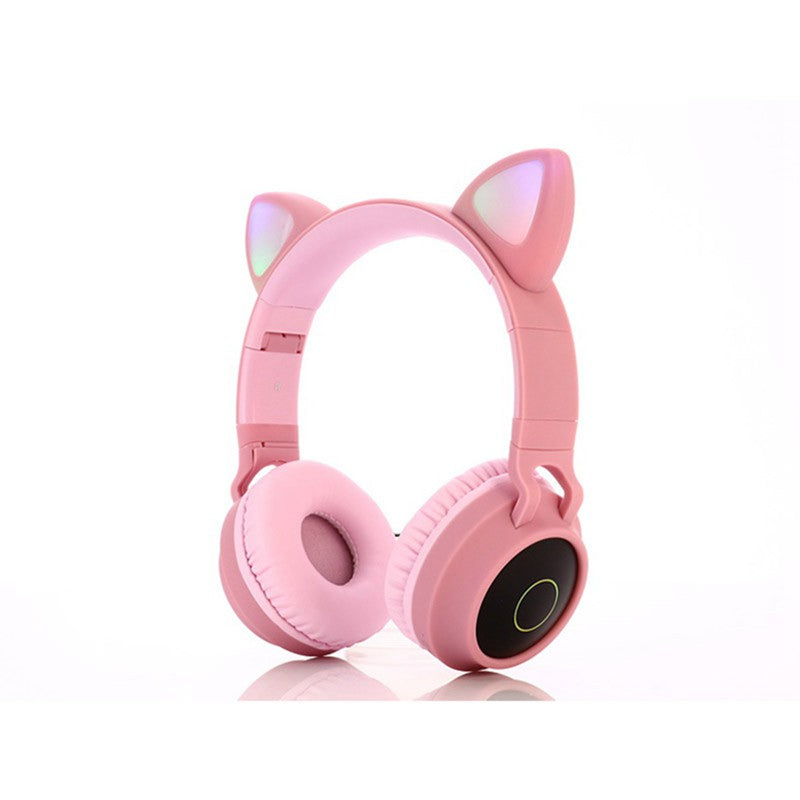 Cute Cat Ear Kids BT028C LED Light Bluetooth Luminous Heavy Bass Stereo Wireless Headphones - AUSTRALIAN STOCK - Soundz Store AUSTRALIA
