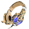 GlobalCrown G9600 Camouflage Stereo Wired Gaming Headphones with Microphone and LED Light for PS4 / Computer / Xbox One - Soundz Store AUSTRALIA