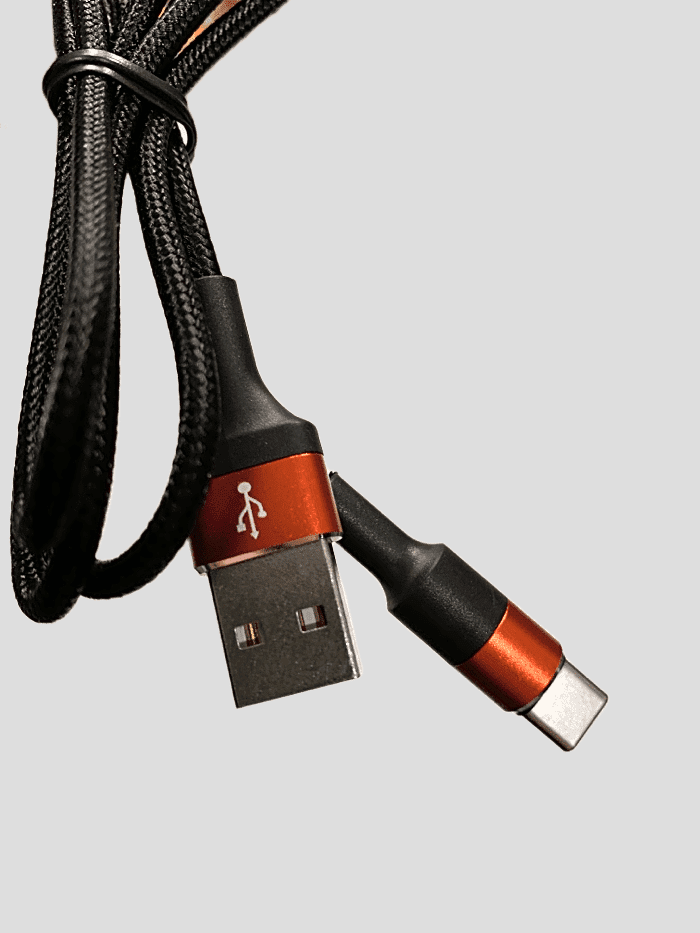 Type C USB Cable - 1 Metre Nylon Braided - Flexible Design - Soundz Store AUSTRALIA