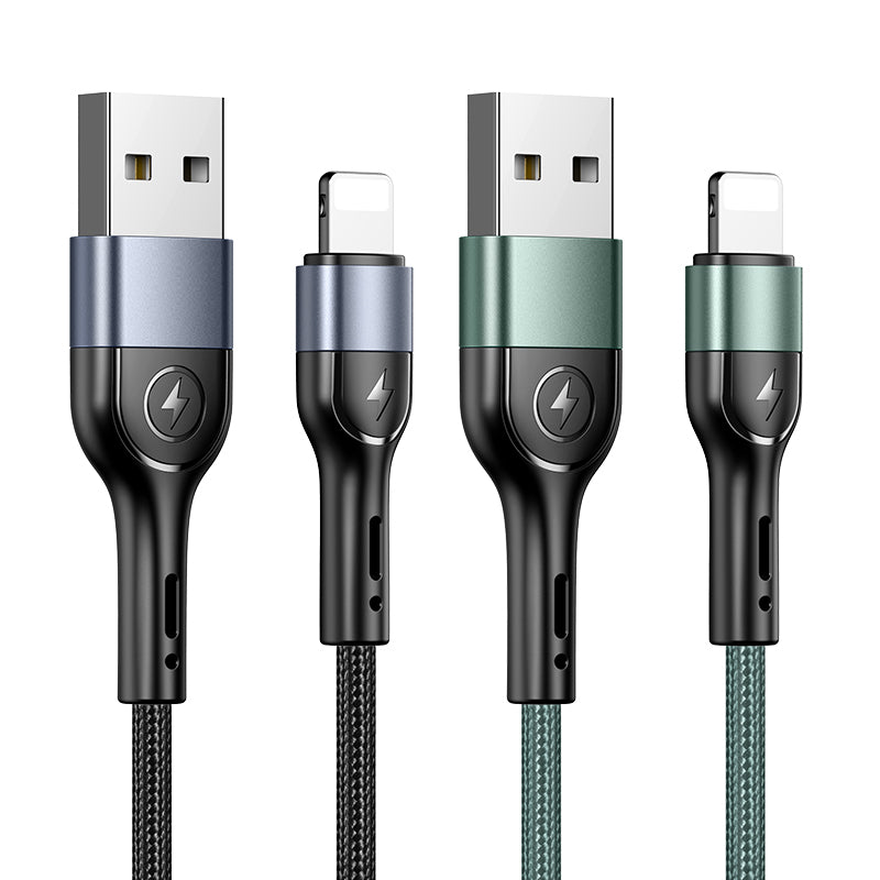 Lightning USB Cable - 1 Metre Nylon Braided - Flexible Design - Soundz Store AUSTRALIA