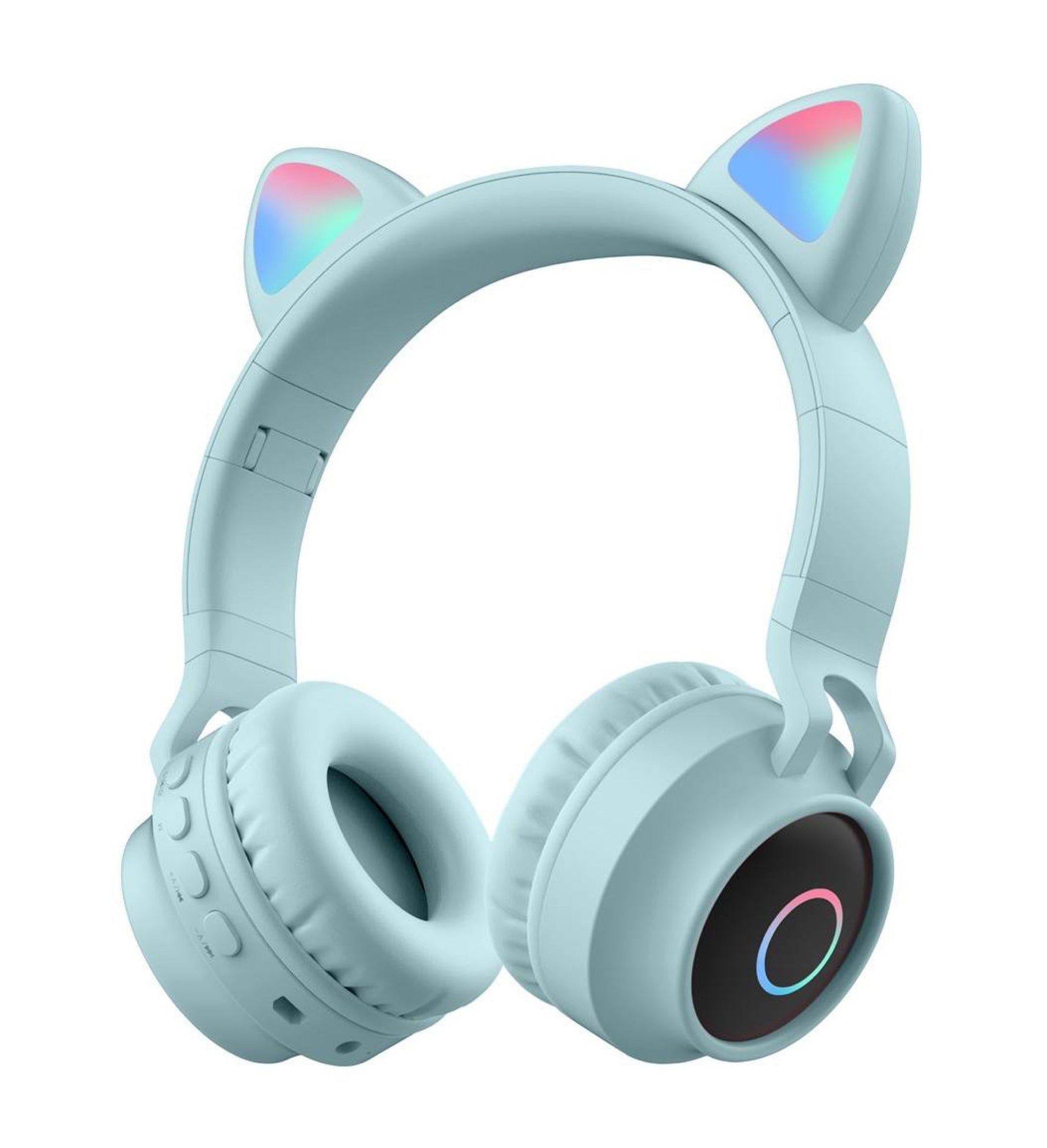 Cute Cat Ear Kids BT028C LED Light Bluetooth Luminous Heavy Bass Stereo Wireless Headphones - Soundz Store AUSTRALIA