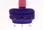 Cute Cat Ear Kids BT028C LED Light Bluetooth Luminous Heavy Bass Stereo Wireless Headphones - Soundz Store AUSTRALIA