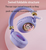 Load image into Gallery viewer, Cute Cat Cartoon Kids B4 LED Light Bluetooth Luminous Bass Stereo Wireless Headphones - Soundz Store AUSTRALIA